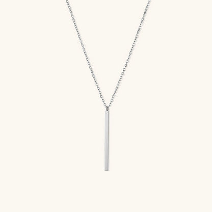 Sienna Bar - Gold Pendant Necklace
