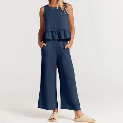 Gemma - Conjunto de mujer - Casual - Tejido - Ideal para días informales