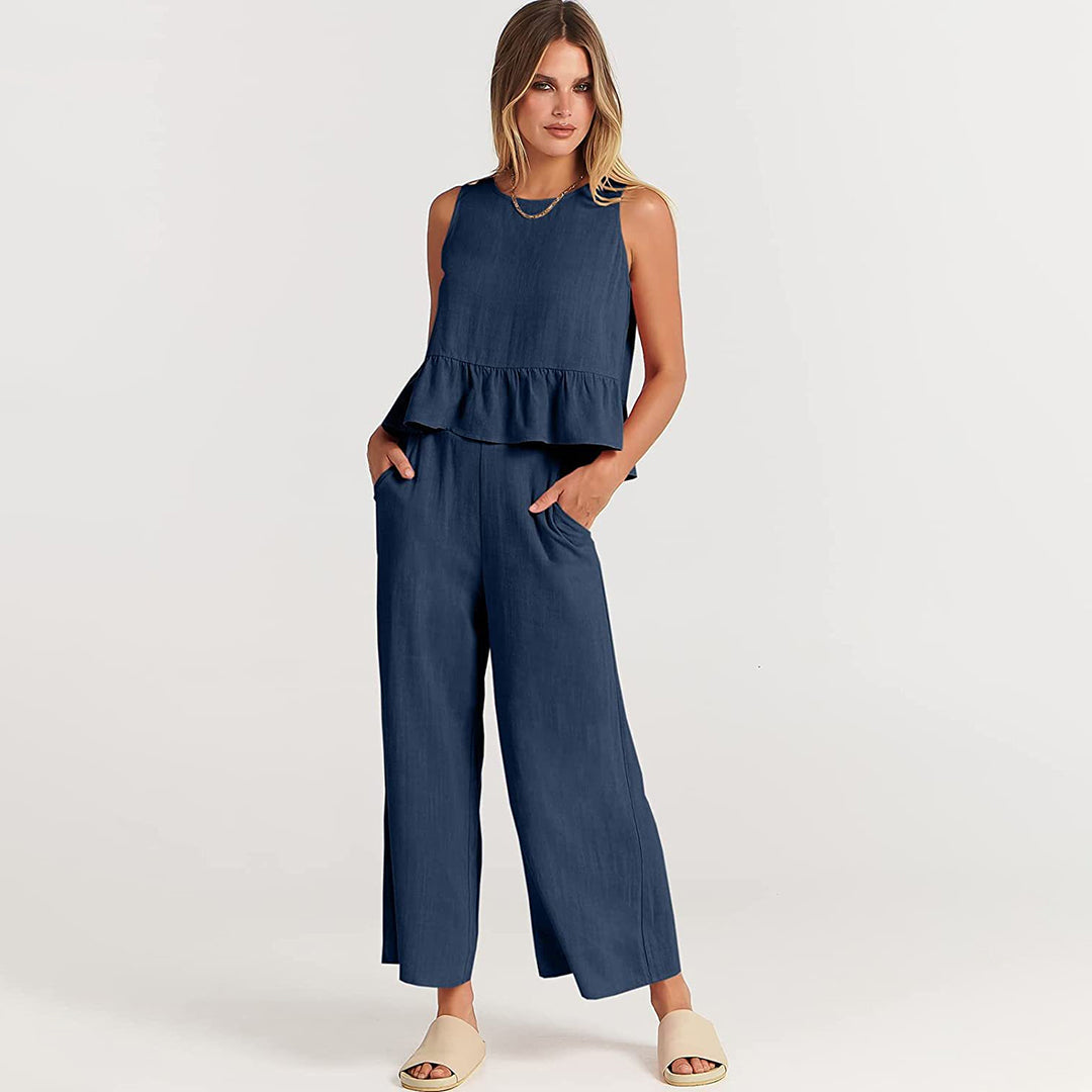 Gemma - Conjunto de mujer - Casual - Tejido - Ideal para días informales