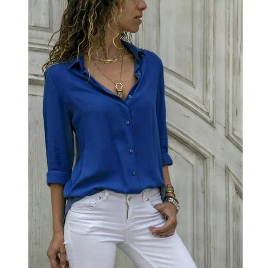 Yseult - Camisa con botones - Elegante - Estilo atemporal - Ocasiones formales