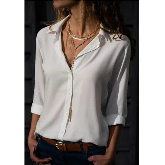 Yseult - Camisa con botones - Elegante - Estilo atemporal - Ocasiones formales