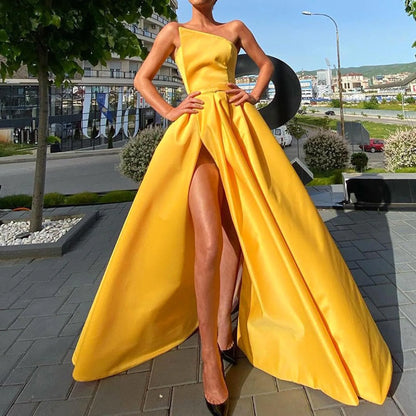 FashionSierra - Summer Evening Off Shoulder High Waist Slim Fit Elegant Chic Party Dress