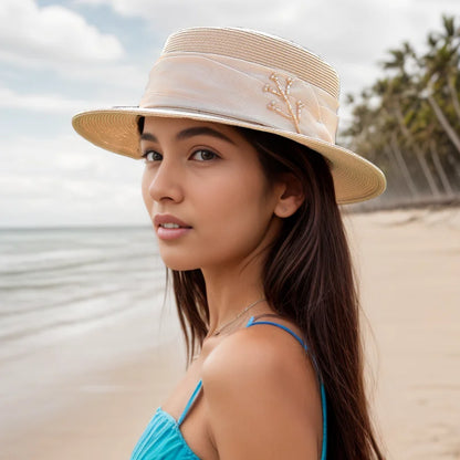 UV Straw Woven Sun Hat 2025 New Women's Sun Hat