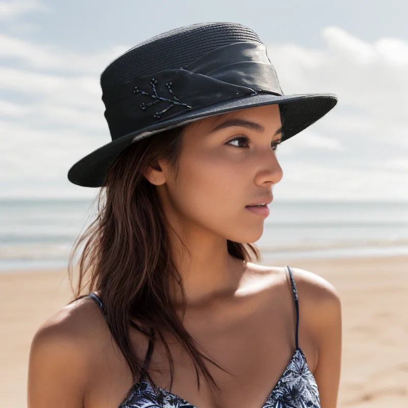 UV Straw Woven Sun Hat 2025 New Women's Sun Hat