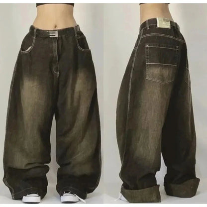 Vintage Washed Baggy Halloween Pants