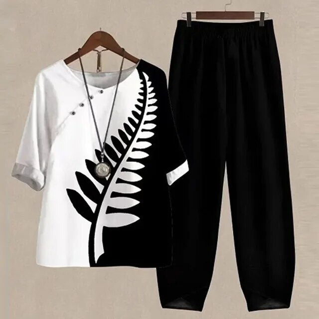 Caitlyn - Conjunto de verano - Casual - Estilo moderno y ligero - Ideal para el verano