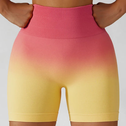 Summer Seamless Butt Lift Leggings Women Sexy Sports Short