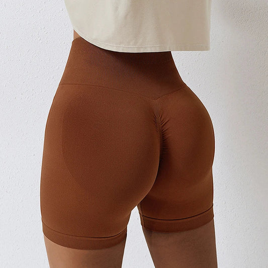 Waist Gym Workout Booty Scrunch Push Up Yoga Legging Woman Sports Short