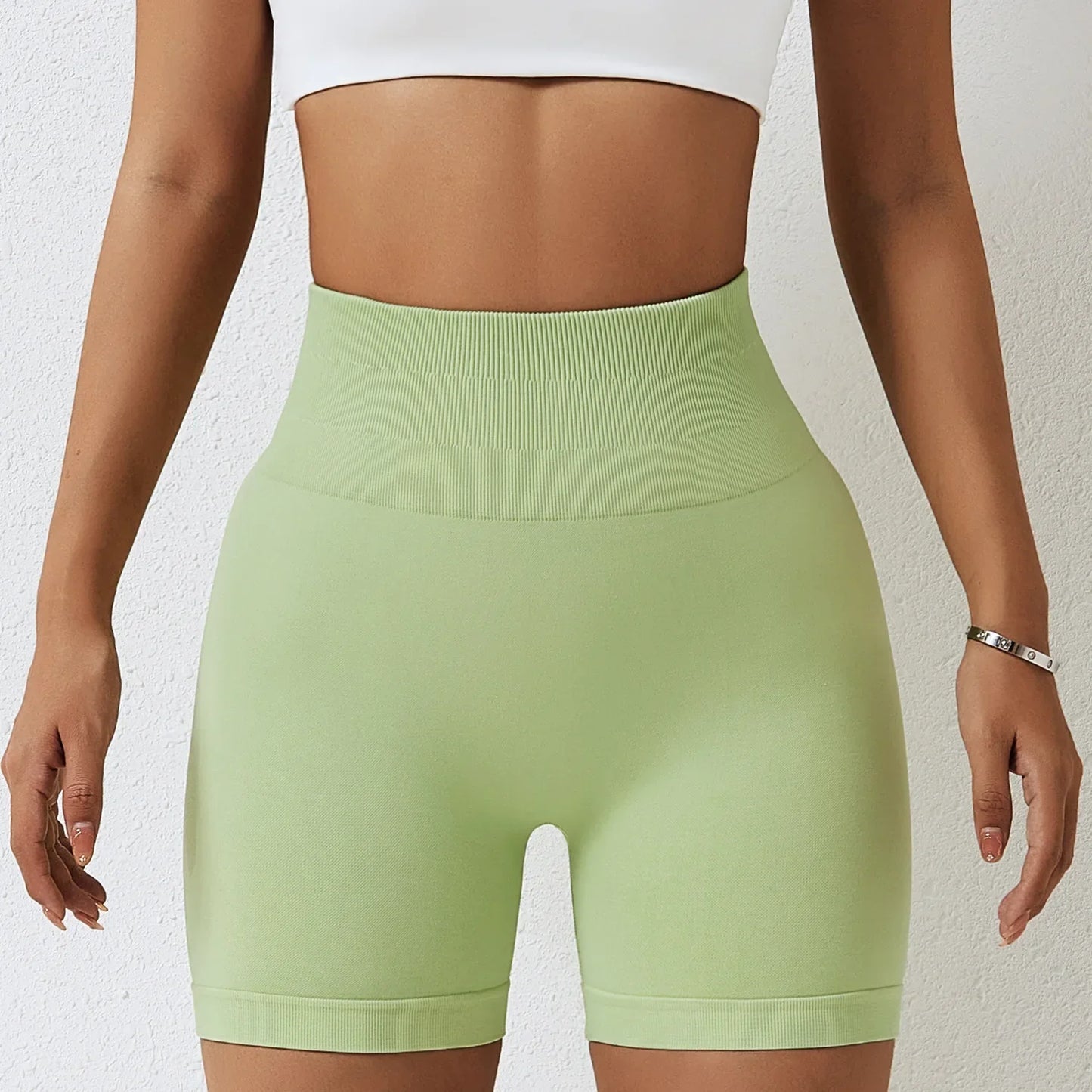 Waist Gym Workout Booty Scrunch Push Up Yoga Legging Woman Sports Short