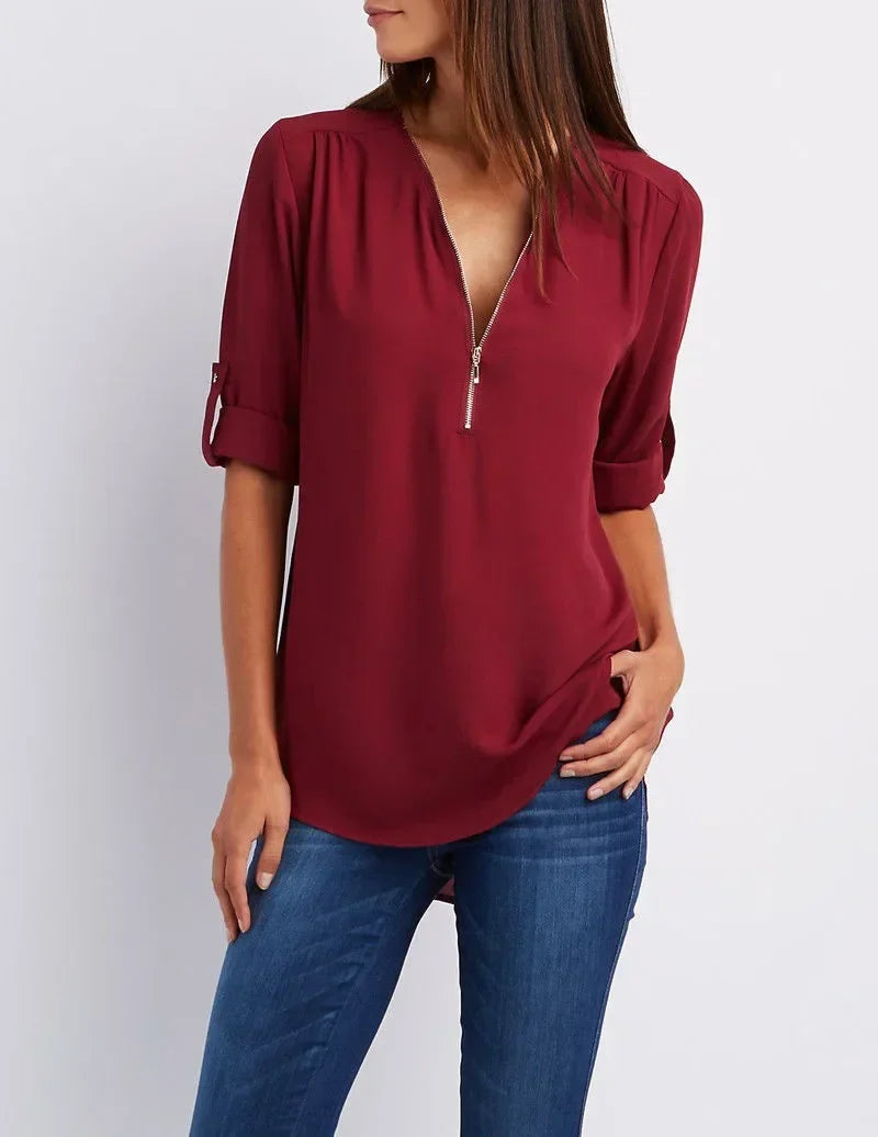 Brooke - Camisa - Elegante - Material - Ideal para días informales