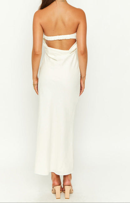 Federica Summer Cream Midi Dress