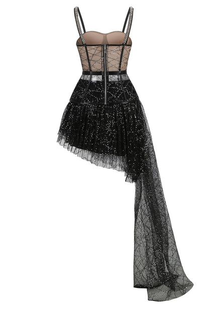 Ivanna Sequin Rhinestone Dress Set