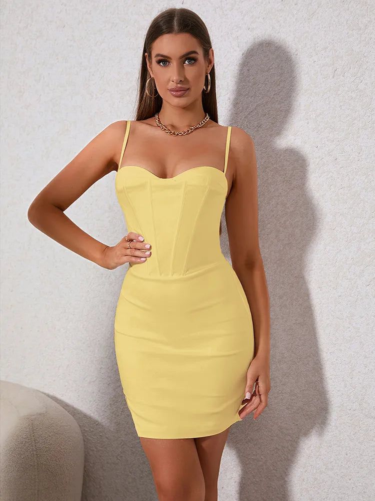 Sleek Feminine Kloe Corset Dress