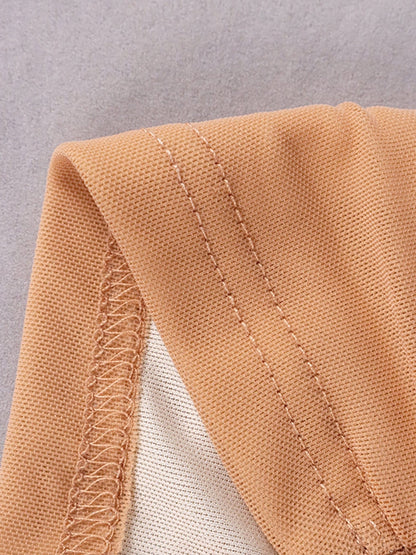 Elegant Sheer Mesh Sleeveless Fitted Party Dress