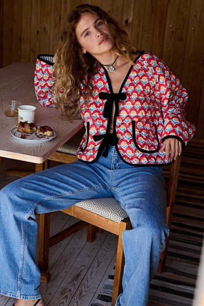 Chaqueta Suvanna - Naranja Sangre