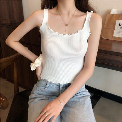 DressBetty - Sweet Bow Lace Off Shoulder Basic Knitted Top