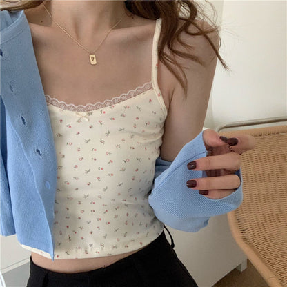 DressBetty - Sweet Bow Lace Off Shoulder Basic Knitted Top