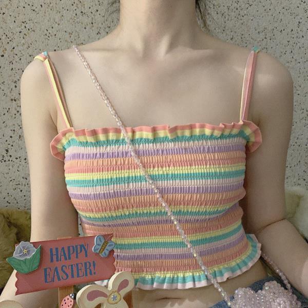 DressBetty - Sweet Bow Lace Off Shoulder Basic Knitted Top