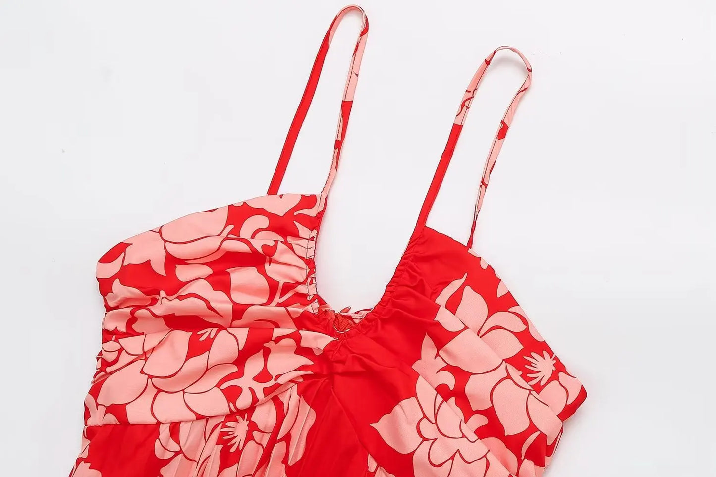 FashionSierra-Sexy  Off Shoulder  Backless  Strap  Vintage  Ethnic  Chiffon  Floral Print  Beach Wear Boho Dress