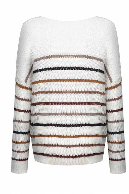Loose Striped Sweater