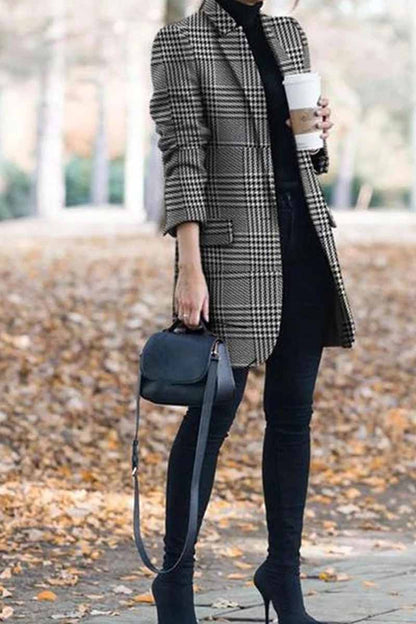 Elegant And Stylish Commuter Stand Collar Coat(6 Colors)