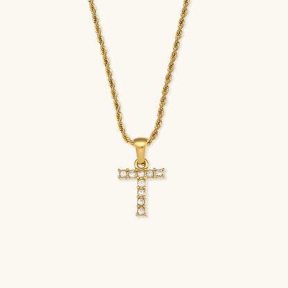 Celeste Initial Diamond Necklace