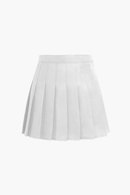 Talma Pleated Mini Skirt