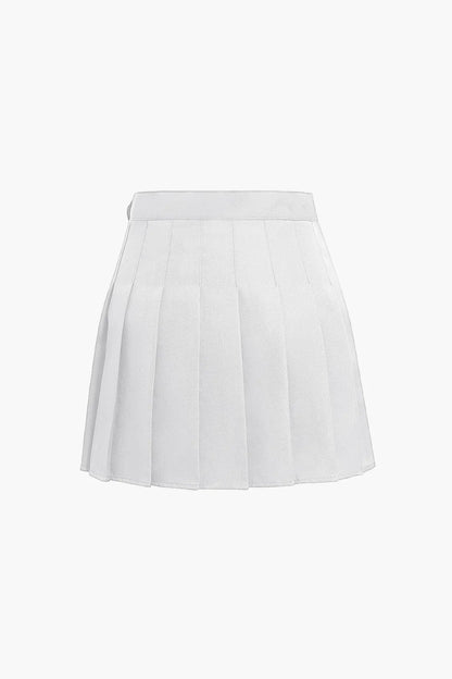 Talma Pleated Mini Skirt