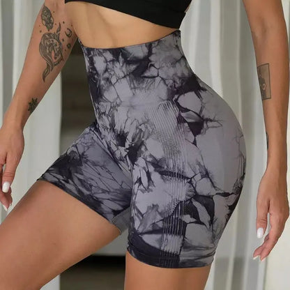 Women's Fitness High Seamless Push Up Gym Summer Workout Sports Short