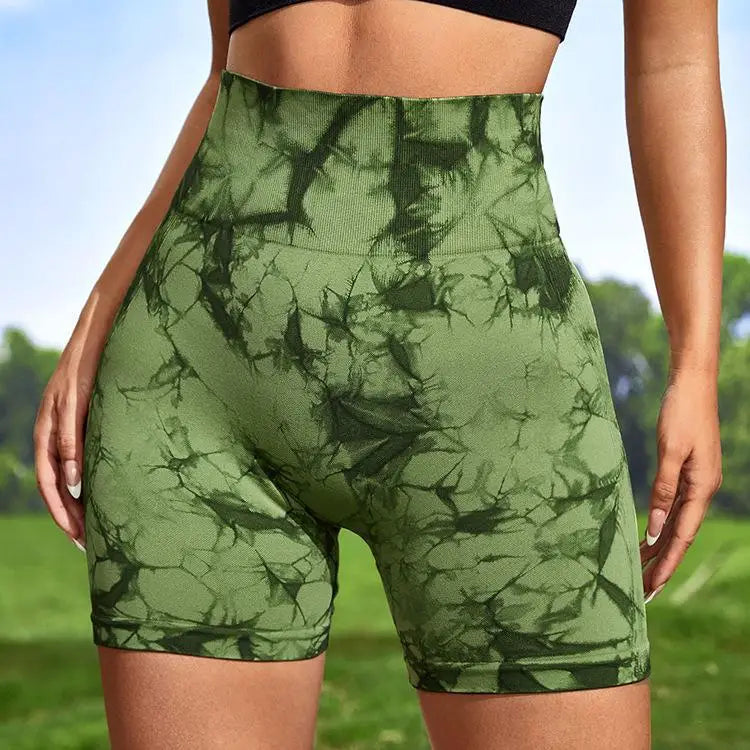 Women's Fitness High Seamless Push Up Gym Summer Workout Sports Short