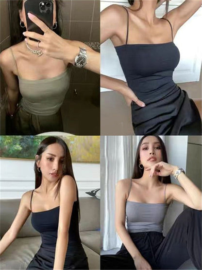 DressBetty - Basic Spaghetti Strap Tank Top