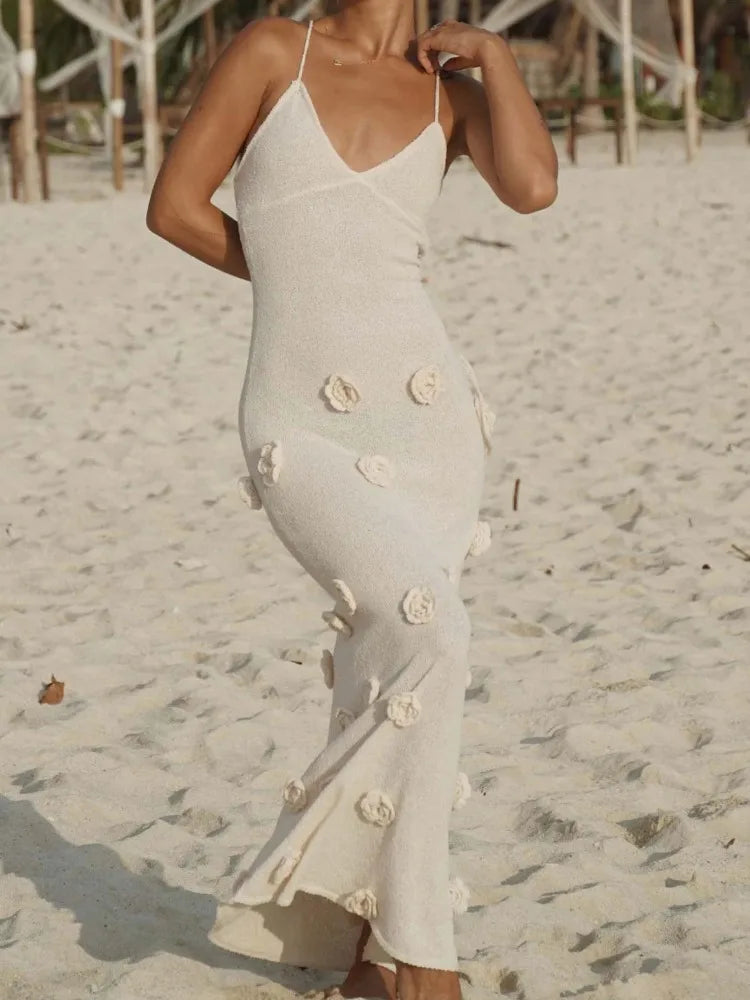 FashionSierra - Summer Patchwork V Neck Short Sleeve Elegant Gown For Women 2025 Casual Dress