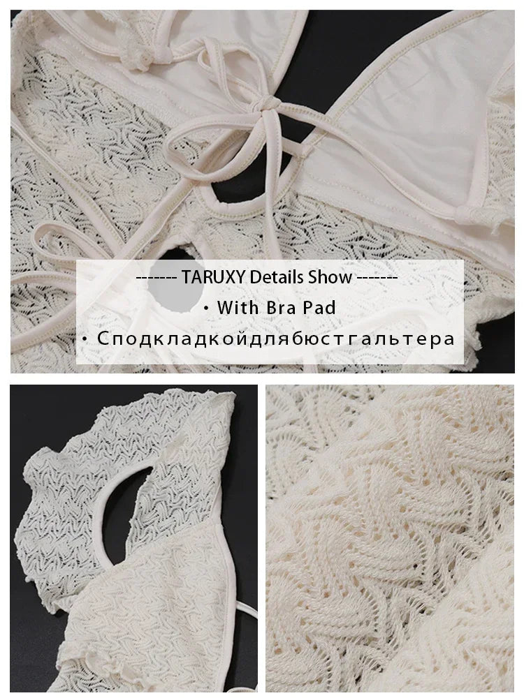 Knit V-Neck Fashion Maxi Dress Women&#8217;s Slim High Waist See-Through Patchwork Bandage Backless Dress Female Knitwear Dress