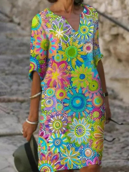 Chic Floral Summer Dress | Great for Casual Days