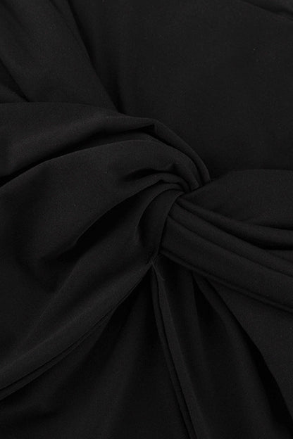 Twisted-front Drop Shoulder Tops