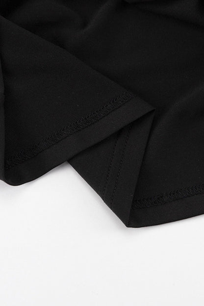 Twisted-front Drop Shoulder Tops