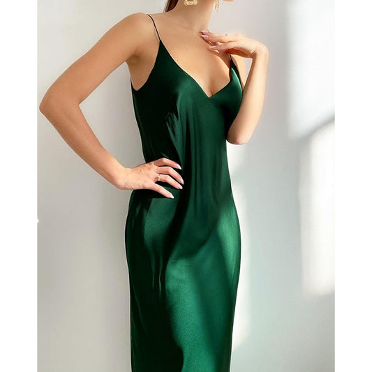 DressBetty - Silk Sexy Long Party Dress