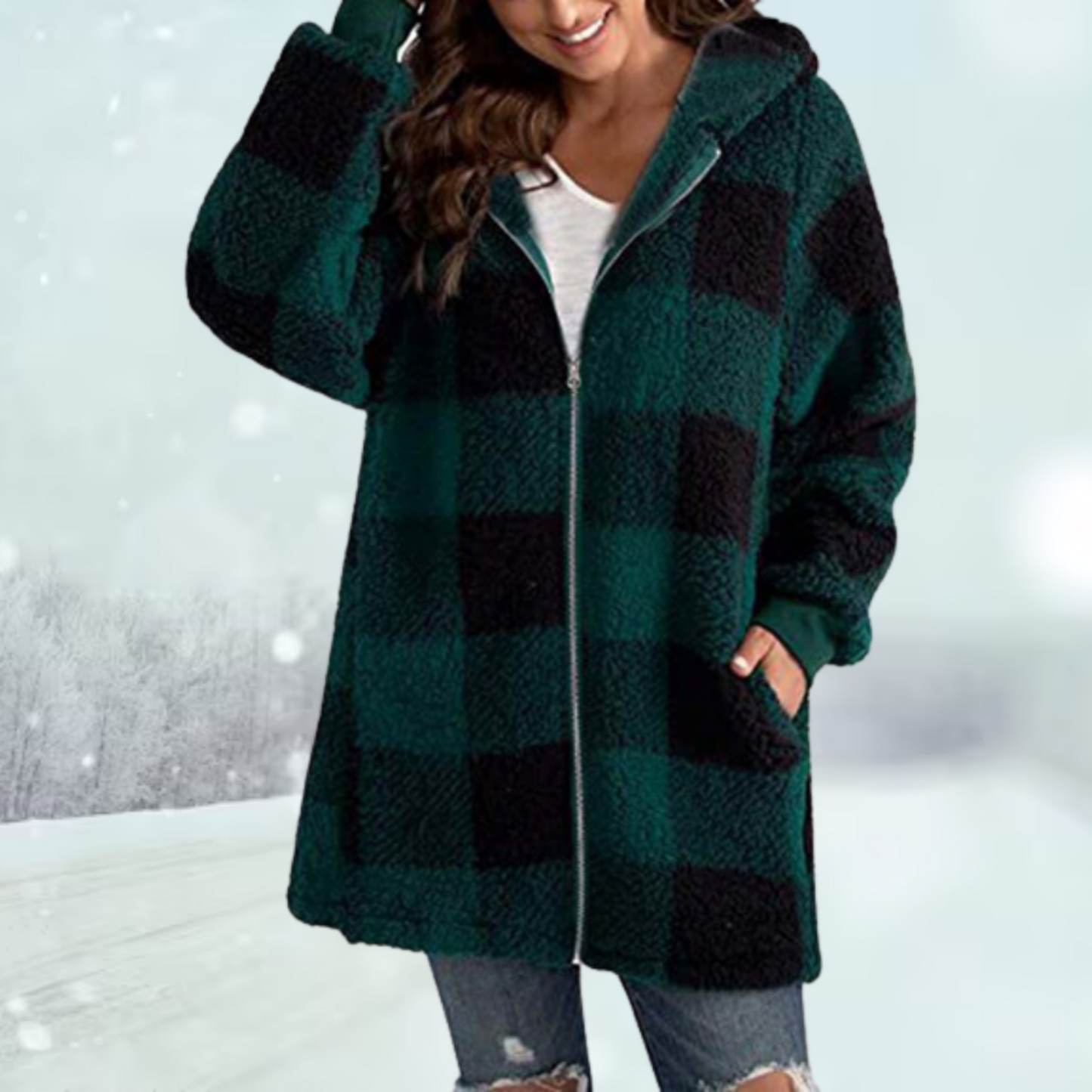 Nina - Chaqueta con capucha - Casual - - Ideal para Otoño/Invierno