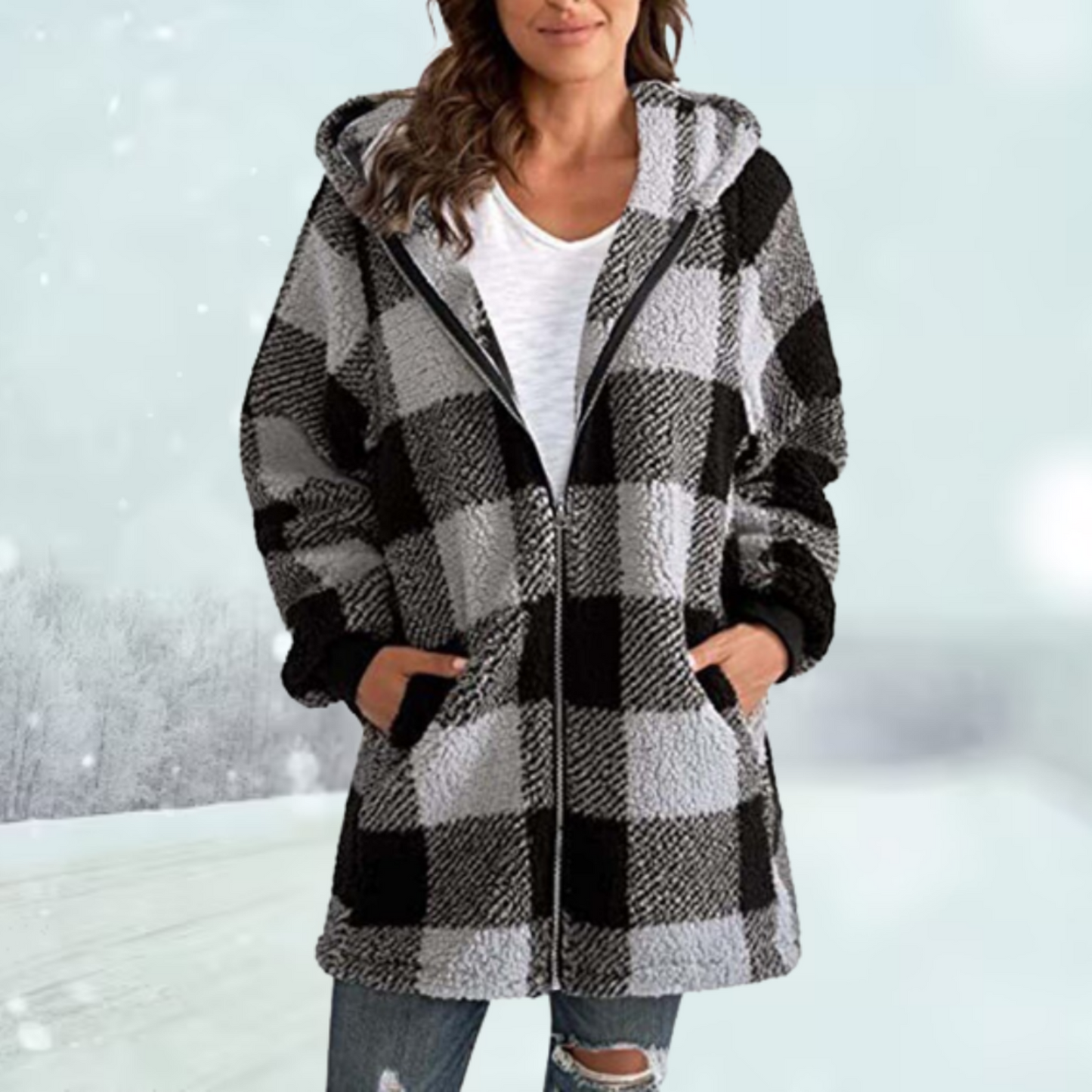 Nina - Chaqueta con capucha - Casual - - Ideal para Otoño/Invierno