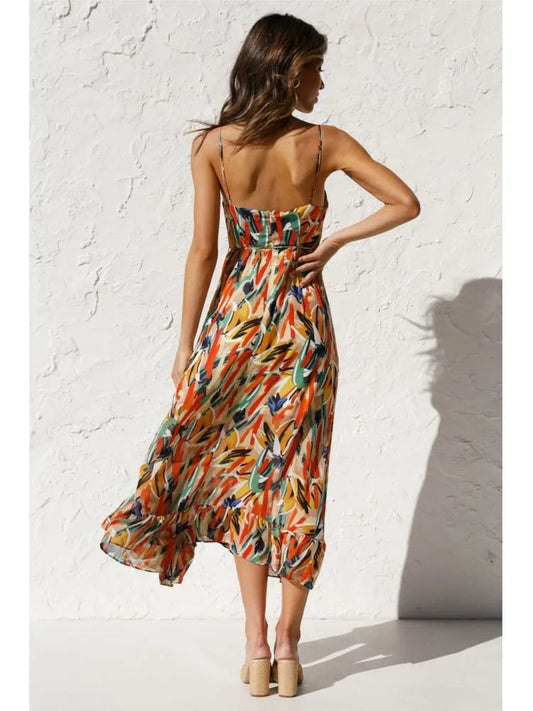 Aaliyah - Vibrant Summer Midi Dress for Women