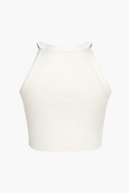 Vella Black Letter GOD'S FAVORITE Tank Top