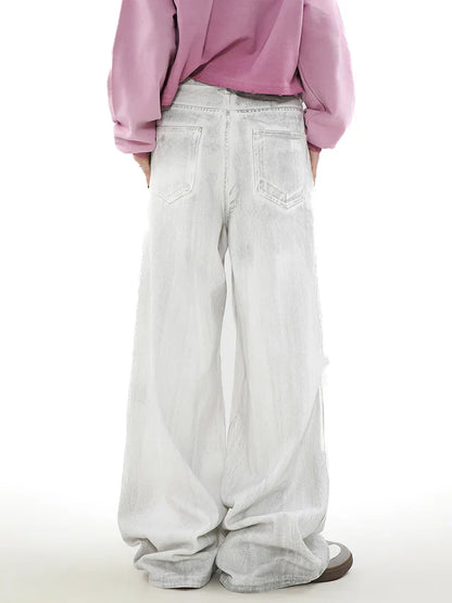 Vintage Loose Wide Leg Streetwear Denim Jeans