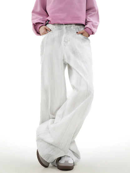 Vintage Loose Wide Leg Streetwear Denim Jeans
