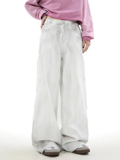 Vintage Loose Wide Leg Streetwear Denim Jeans