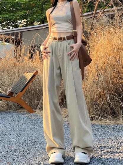 DressBetty - 2024 Korean Casual Streetwear Straight Pants for Autumn Winter