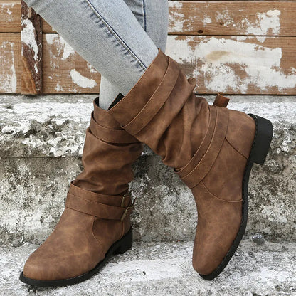 Suede Faux Ankle Boots with Heel for Women | Great for Casual Days