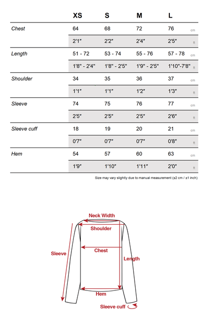 Black Two-Layered Long Sleeve Top