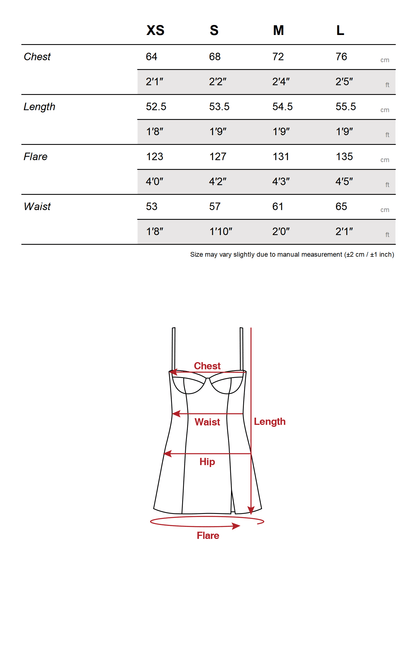 Corset Dress with Tiered Pleated Hem and Side Lace-Up Detail