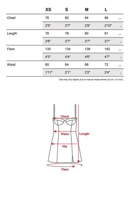 French-Inspired Corset Puff Dress