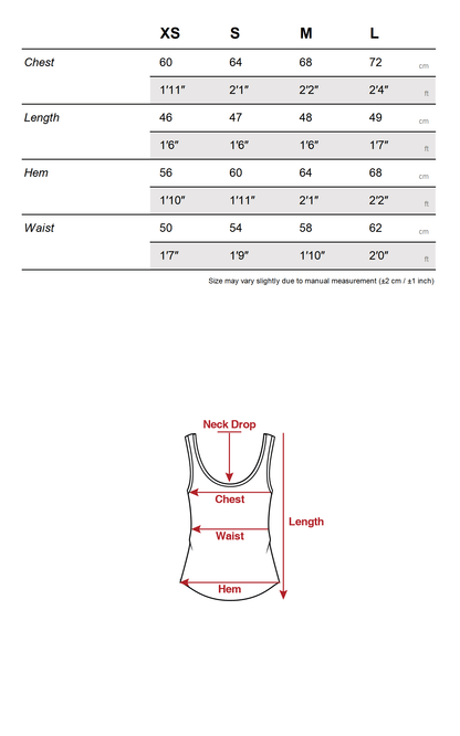 Sculpted Rib Tank Top with Harness Back Detail